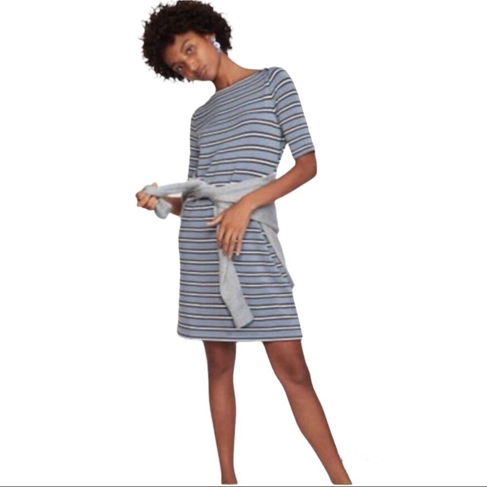 Lou & Grey SignatureSoft Dress Womens XS Soft Cozy Stretch Jersey Casual Tee